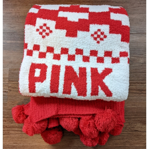 Victoria's Secret PINK Marshmallow Knit Blanket - Picture 4 of 5